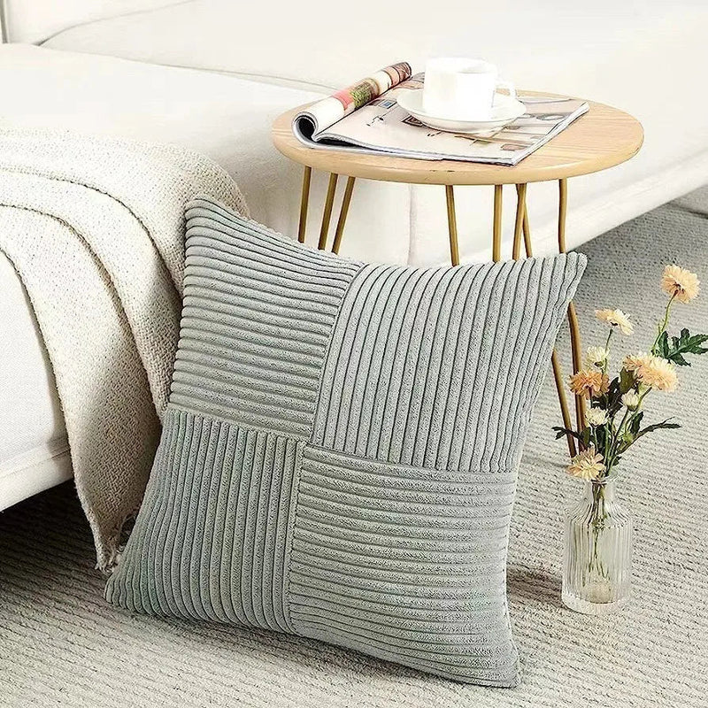 Load image into Gallery viewer, Boho Corduroy Throw Pillow Covers – Textured Cushion Cases for a Cozy Home | Boho Corduroy Throw Pillow Covers – Textured Cushion Cases for a Cozy Home | Domvora Home &amp; Deco

