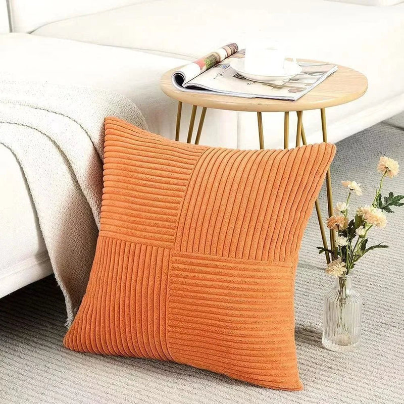 Load image into Gallery viewer, Boho Corduroy Throw Pillow Covers – Textured Cushion Cases for a Cozy Home | Boho Corduroy Throw Pillow Covers – Textured Cushion Cases for a Cozy Home | Domvora Home &amp; Deco
