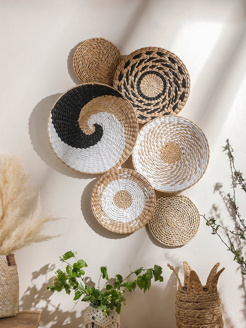 Load image into Gallery viewer, Seagrass Wall Hanging – Handmade Boho Home Decor | Seagrass Wall Hanging – Handmade Boho Home Decor | Domvora Home &amp; Deco
