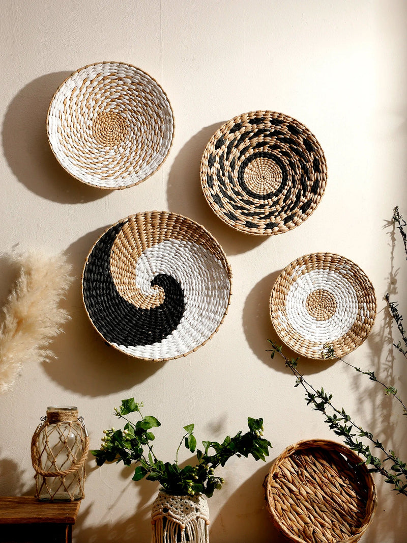 Load image into Gallery viewer, Seagrass Wall Hanging – Handmade Boho Home Decor | Seagrass Wall Hanging – Handmade Boho Home Decor | Domvora Home &amp; Deco
